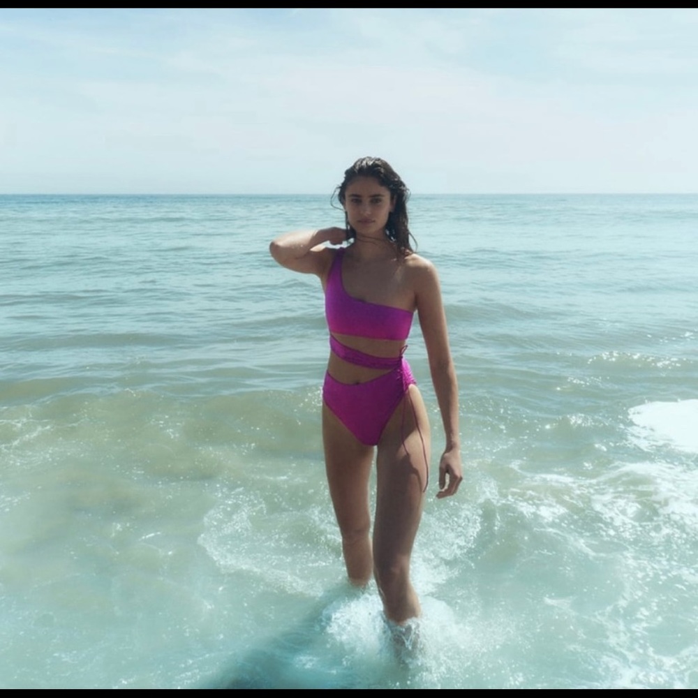 Zara cut out swimsuit